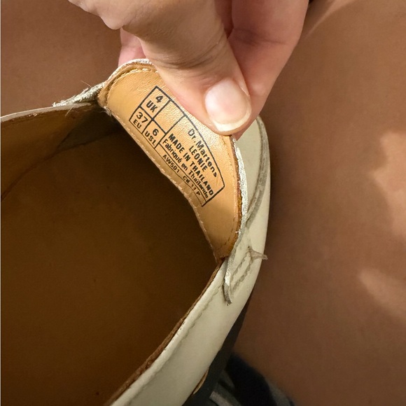 Dr. Martens Cream Women's Loafers - Picture 4 of 6
